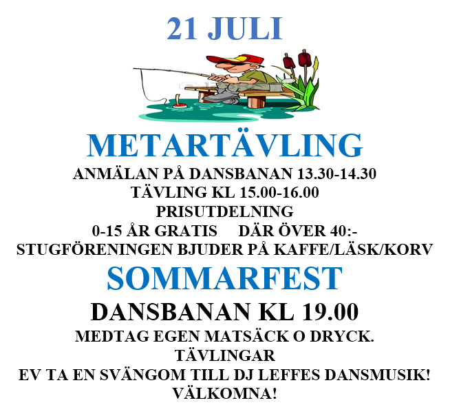 Metartävling och sommarfest 2018-07-21