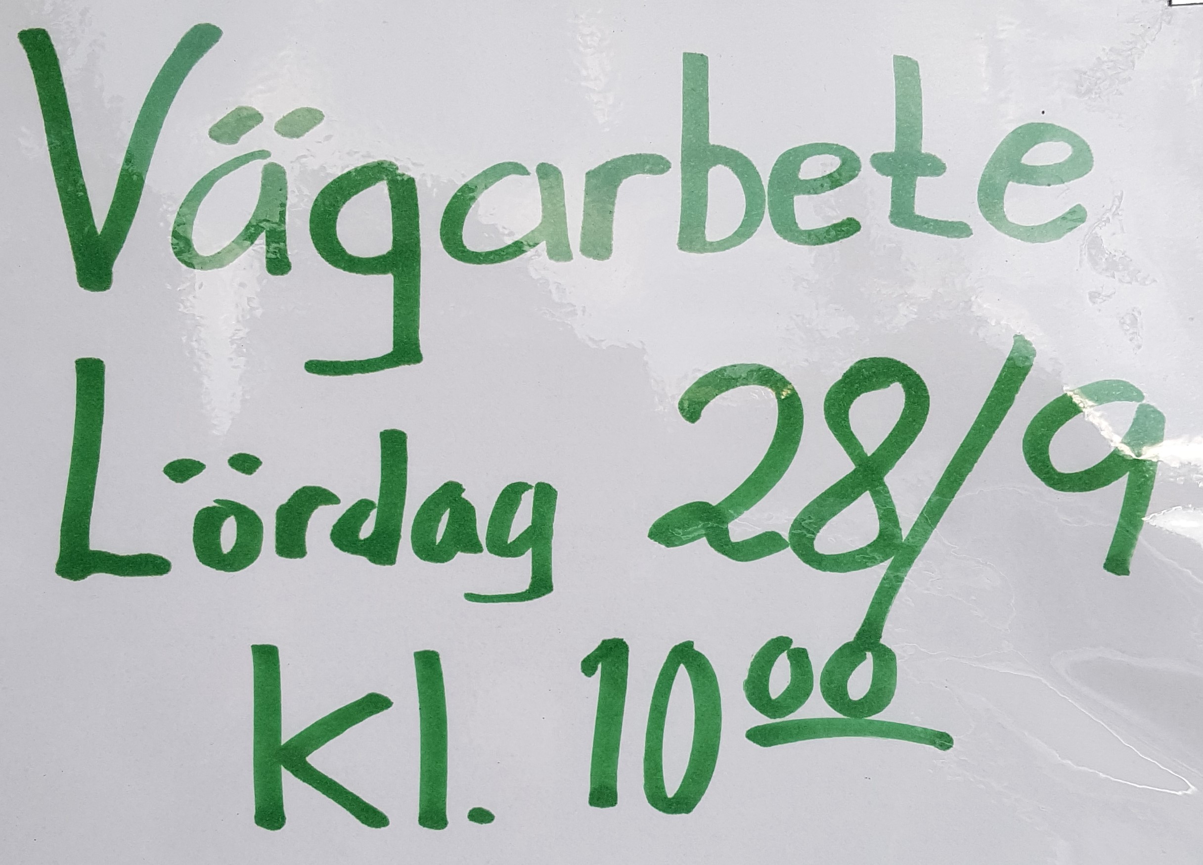 Vägarbete 2019-09-28 10:00