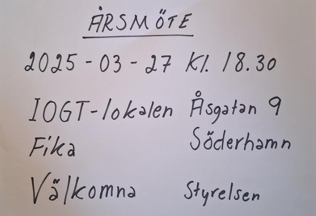 Årsmöte 2025